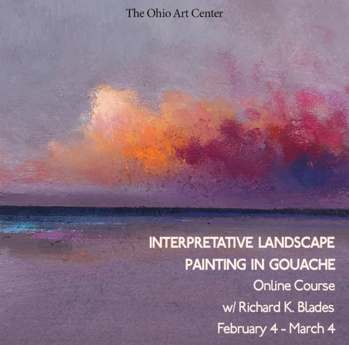 Interpretative Landscape Painting in Gouache