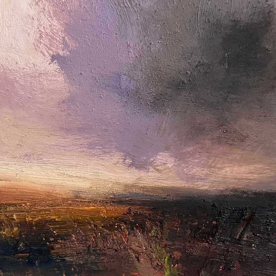 Richard K Blades Pinkfoot gallery Abstract landscape painting 